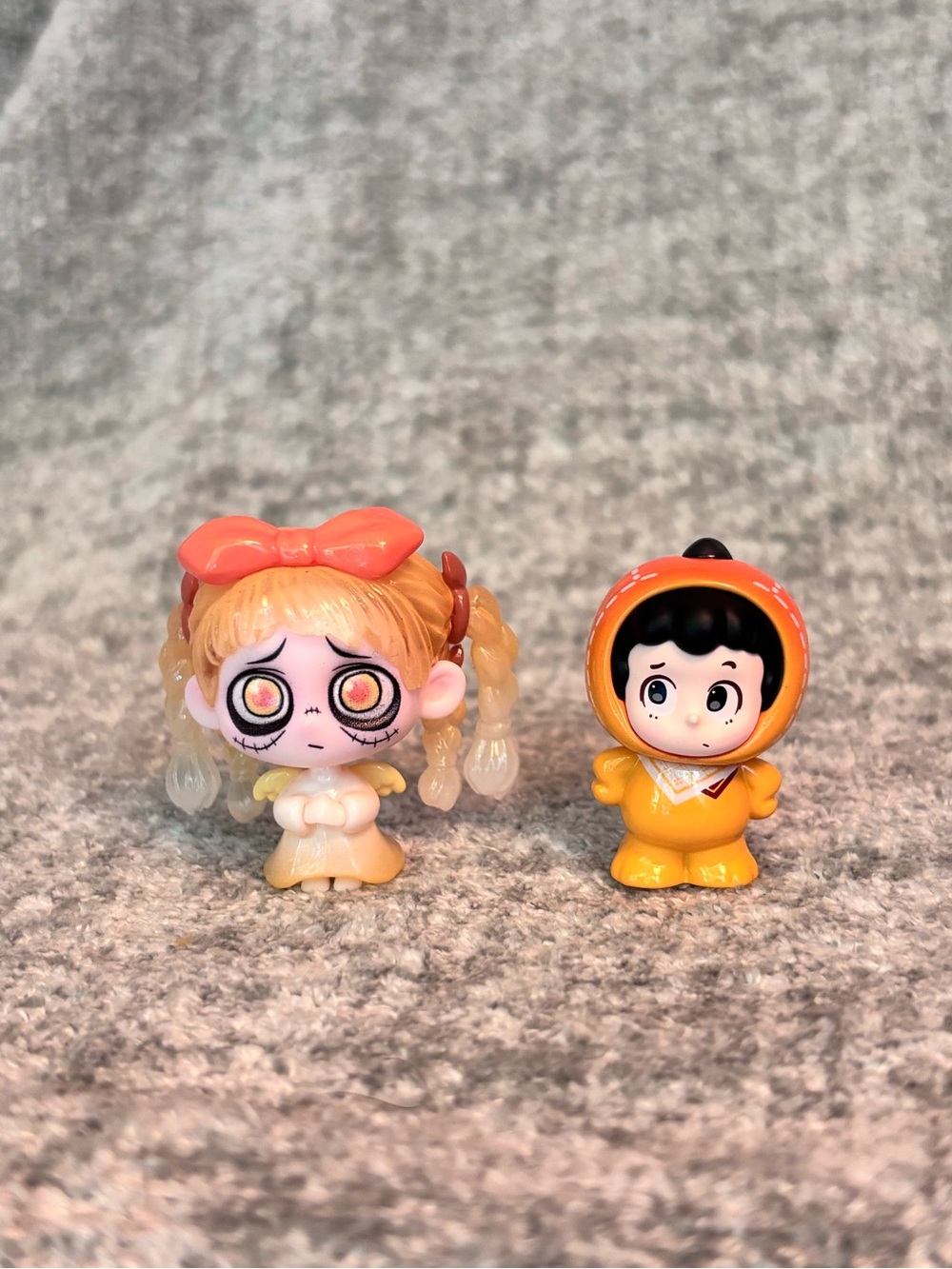 Kiki and Piny orange pop bean bundle | Kiki choir mini bean figure